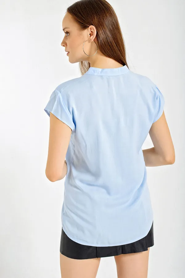 3711 Short-Sleeve Shirt - Blue