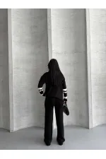 Garnili Triko Takım - 1564 Siyah