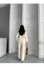 Ensemble tricoté à boutons 1565 - Os