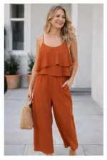 Combinaison à volants