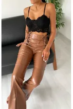 Pantalon botte - Café