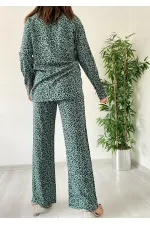 Ensemble en viscose - Vert