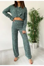 Ensemble en viscose - Vert