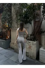 İspanyol Paça Takım - Gri