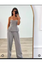 Straplez Takım - Gri