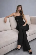 Straplez Takım - Siyah