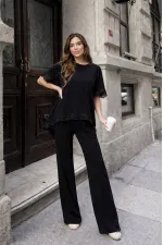 Dantel Detay Oysho Takım - Siyah