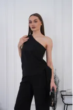 Modal Şallı Takım - Siyah