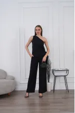 Modal Şallı Takım - Siyah