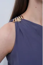 Modal Şallı Takım - İndigo