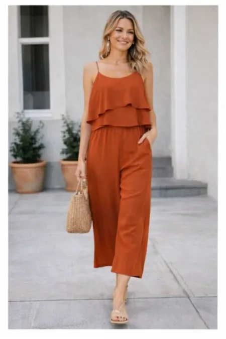 Combinaison à volants