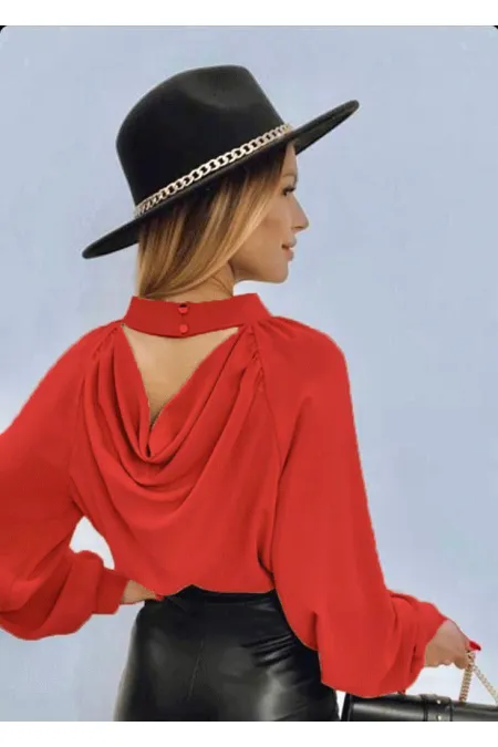 Chemisier dos nu - Noir