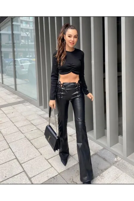 Çizme Pantolon - Siyah
