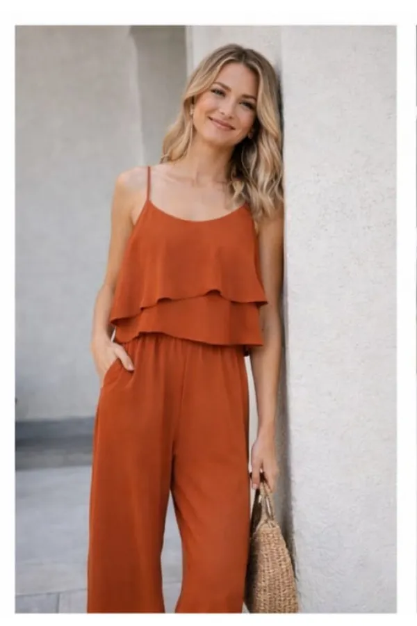 Combinaison à volants