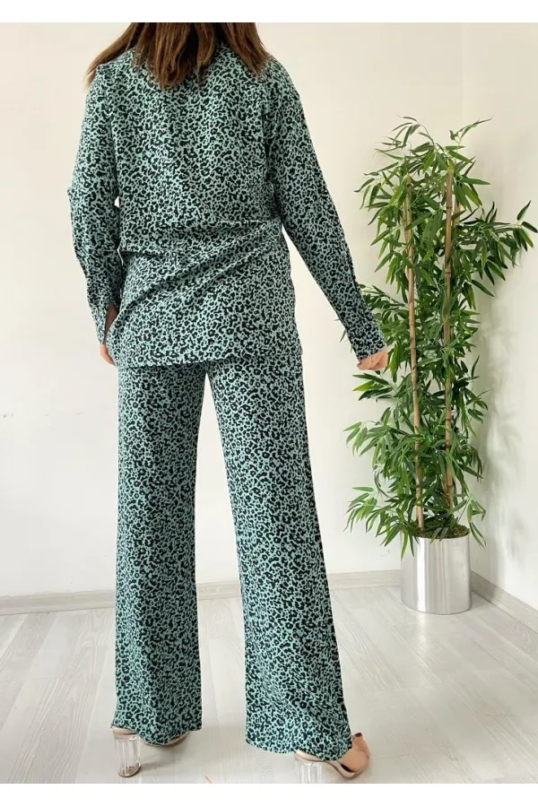 Ensemble en viscose - Vert