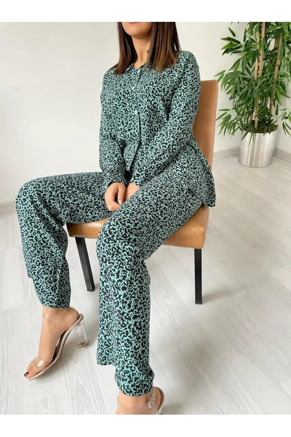 Ensemble en viscose - Vert