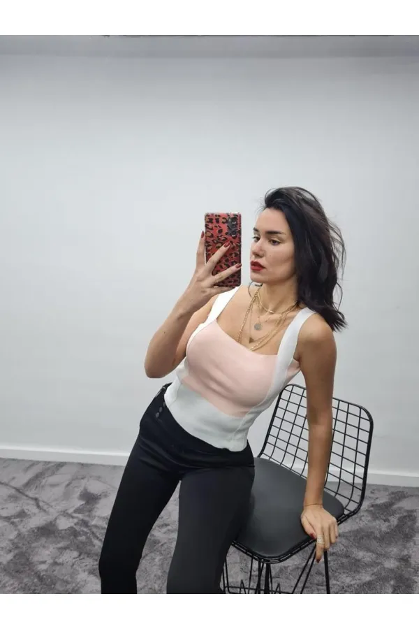 Thick-Strapped Crop Top