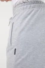 METALIC Erkek Lacivert Düz Paça Cep Fermuar Detaylı Rahat Kesim Eşofman Altı MTLC046