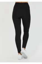 Kadın Siyah Yüksek Bel Toparlayıcı Tayt  MTLCKT-02