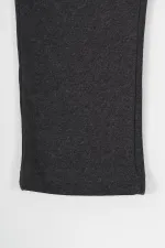 Thick Cotton Sweatpants with Elastic Waistband and Side Pockets for Boys Aged 5-6-7-8-9-10-11-12