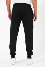 Thick Black-Navy-Anthracite Men's 3-Pack Jogger Sweatpants with Back Pockets, Elasticated Cuffs, Regular Fit, Non-Framed
