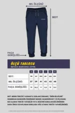 Sİyah-Gri Erkek Paçası Lastikli 2'li Eşofman Altı