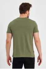 Erkek Pamuklu Kısa Kollu V Yaka T-shirt