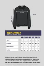 Metalic Erkek Basic Bisiklet Yaka Sweatshirt MTLC047