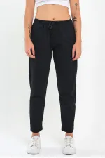 Lot de 3 bas de survêtement classiques à poches bleu marine pour femme