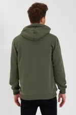 Kanguru Cepli Kapüşonlu İçi pamuklu Erkek Sweatshirt