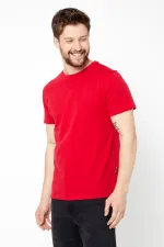 Erkek Çok Renkli T- Shirt Regular Fit Rahat Kesim Bisiklet Yaka Basic Tişört 