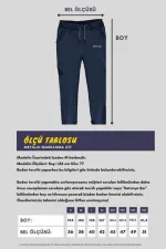 Pantalon de survêtement noir pour homme, coupe droite et décontractée