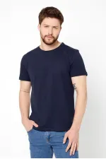 Men's Multicolored T-Shirt, Regular Fit, Relaxed Cut, Crew Neck, 3-Pack Basic T-Shirts