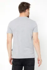 Erkek Çok Renkli T- Shirt Regular Fit Rahat Kesim Bisiklet Yaka Basic Tişört 