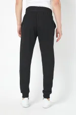 Erkek Siyah Slim Fit Mevsimlik Eşofman Altı MTLC8442