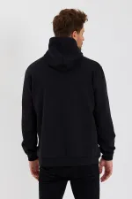 Kanguru Cepli Kapüşonlu İçi pamuklu Erkek Sweatshirt