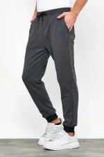 Erkek İçi Polarlı Slim Fit Paça Lastikli  Jogger Eşofman Altı MTLCO52