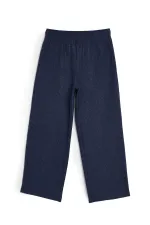 Indigo Wide Leg Elastic Waist Winter Kids Sweatpants