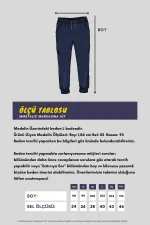  Siyah Erkek Paça Ribanalı Cep Fermuar Detaylı Eşofman Altı MTLCE08