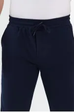 Erkek Antrasit Arka Cep Etiket Detaylı Paça Lastikli Regular Fit Eşofman Altı