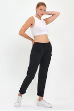  Pantalon de survêtement classique à poches pour femmes