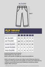 Kadın Mevsimlik Salaş Geniş Rahat Paça Yan Cepli Siyah Eşofman Altı