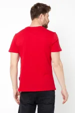 Erkek Çok Renkli T- Shirt Regular Fit Rahat Kesim Bisiklet Yaka Basic Tişört 
