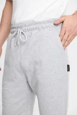 Erkek Siyah Şort - Yan Cepli Beli Lastikli Regular Fit Rahat Kesim