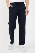 Pantalon de survêtement pour homme, coupe droite et décontractée