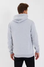 Kanguru Cepli Kapüşonlu İçi pamuklu Erkek Sweatshirt