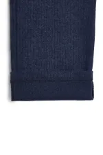 Indigo Wide Leg Elastic Waist Winter Kids Sweatpants