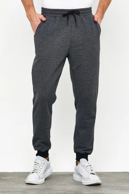 Erkek İçi Polarlı Slim Fit Paça Lastikli  Jogger Eşofman Altı MTLCO52