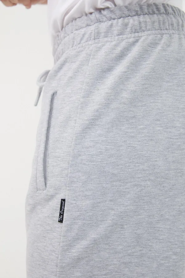 METALIC Erkek Lacivert Düz Paça Cep Fermuar Detaylı Rahat Kesim Eşofman Altı MTLC046