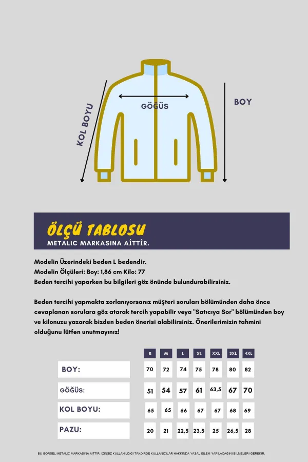 İçi Pamuklu Fermuarlı Dik Yan Cepli Erkek Antrasit Hırka